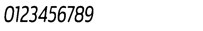 Malisan Soft Condensed Italic Font OTHER CHARS