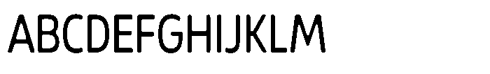 Malisan Soft Condensed Font UPPERCASE