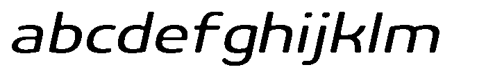 Malisan Soft Expanded Italic FONT