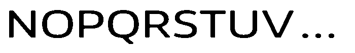 Malisan Soft Expanded Font UPPERCASE