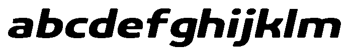 Malisan Soft Extra Bold Exp Italic FONT