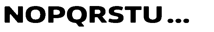 Malisan Soft Extra Bold Expanded Font UPPERCASE