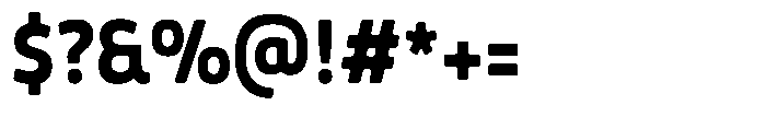 Malisan Soft Extra Bold Sem Condensed Font OTHER CHARS