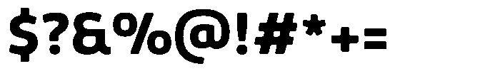 Malisan Soft Extra Bold Font OTHER CHARS