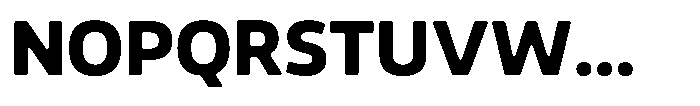 Malisan Soft Extra Bold Font UPPERCASE