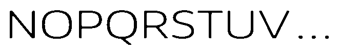 Malisan Soft Extra Light Exp Font UPPERCASE