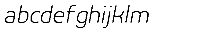 Malisan Soft Extra Light Italic FONT