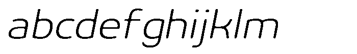 Malisan Soft Extra Light Sem Exp Italic FONT