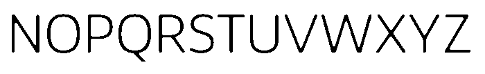 Malisan Soft Extra Light Font UPPERCASE