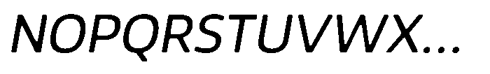 Malisan Soft Italic Font UPPERCASE