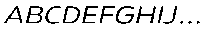 Malisan Soft Light Exp Italic Font UPPERCASE