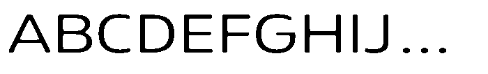Malisan Soft Light Expanded Font UPPERCASE