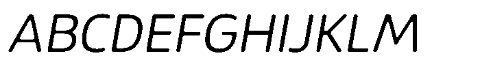 Malisan Soft Light Italic Font UPPERCASE