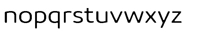 Malisan Soft Light Semi Expanded Font LOWERCASE