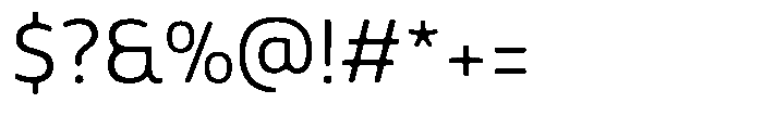 Malisan Soft Light Font OTHER CHARS