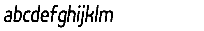 Malisan Soft Medium Condensed Italic FONT