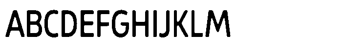 Malisan Soft Medium Condensed Font UPPERCASE