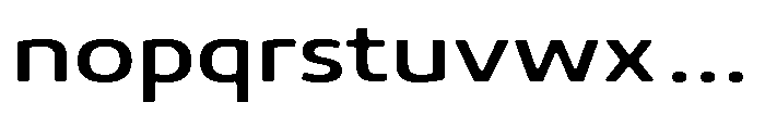 Malisan Soft Medium Expanded Font LOWERCASE