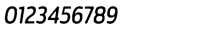 Malisan Soft Medium Sem Condensed Italic Font OTHER CHARS