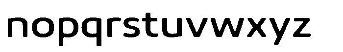 Malisan Soft Medium Sem Exp Font LOWERCASE