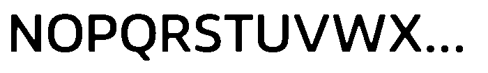 Malisan Soft Medium Font UPPERCASE