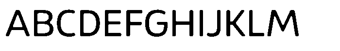 Malisan Soft Regular Font UPPERCASE
