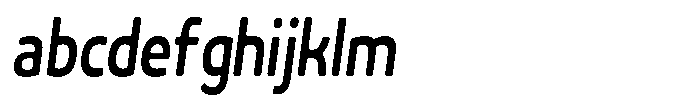 Malisan Soft Sem Bold Condensed Italic FONT