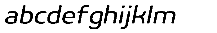 Malisan Soft Sem Exp Italic FONT