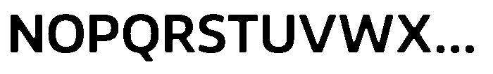 Malisan Soft Semi Bold Font UPPERCASE