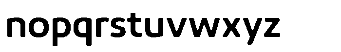 Malisan Soft Semi Bold Font LOWERCASE