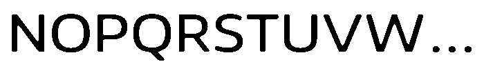 Malisan Soft Semi Expanded Font UPPERCASE