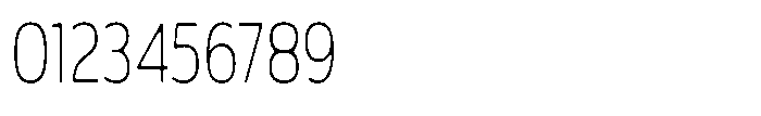 Malisan Soft Thin Condensed Font OTHER CHARS