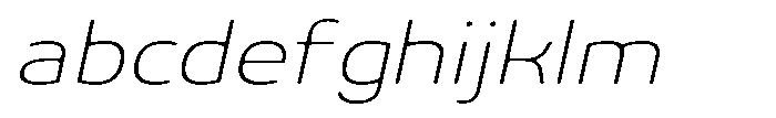 Malisan Soft Thin Exp Italic FONT