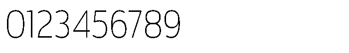 Malisan Thin Semi Condensed Font OTHER CHARS