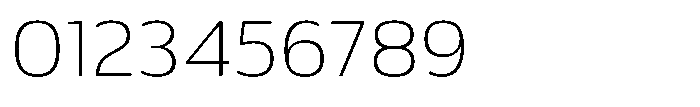 Malisan Thin Semi Expanded Font OTHER CHARS