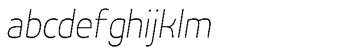 Malisan Thin Slant Semi Condensed FONT