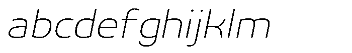 Malisan Thin Slant Semi Expanded FONT