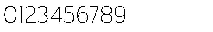 Malisan Thin Font OTHER CHARS
