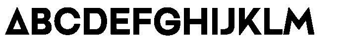 Malking Font UPPERCASE