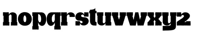 Malkiya  Distort Font LOWERCASE