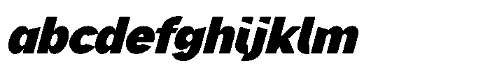 Mallard Black Oblique FONT