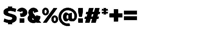 Mallard Black Font OTHER CHARS