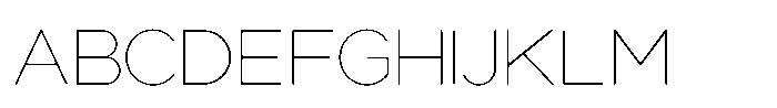 Mallard Hairline Font UPPERCASE