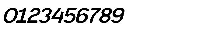 Mallard Medium Oblique Font OTHER CHARS