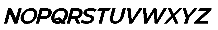 Mallard Semibold Oblique Font UPPERCASE