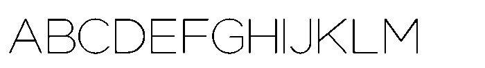 Mallard Thin Font UPPERCASE