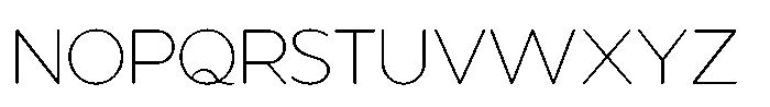 Mallard Thin Font UPPERCASE
