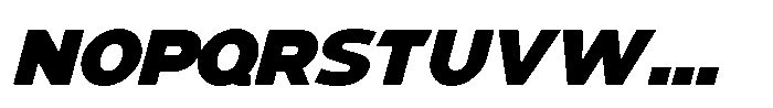 Mallard Ultra Oblique Font UPPERCASE