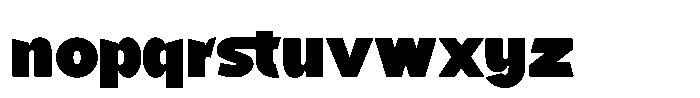 Mallard Ultra Font LOWERCASE