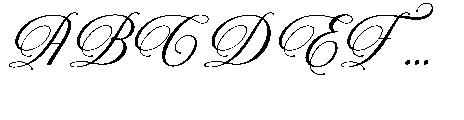 Mallestian Script Bold Italic Regular Font UPPERCASE